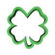 trevo2.jpg shamrock keychain, 3 models