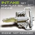 LEA S=e- a ENGINE NOT INCLUDED conjunto de admissão de ar para motor de seis cilindros 1-24