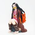 33.jpg NEZUKO 3D MODEL anime kimetsu nezuko tanjiro character statue figurine girl