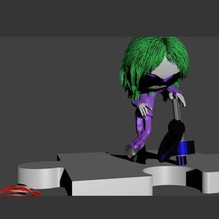 joker final arme masque au sol.jpg STL file HALLOWEN JOKER SULFATE・3D printer design to download