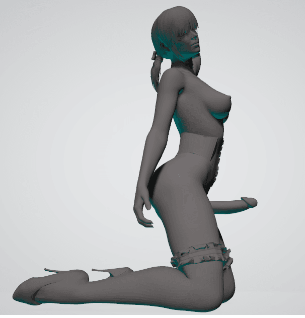 tgirlsnap3.png STL-Datei Cocky Woman・Modell für 3D-Drucker zum Herunterladen, zemajak