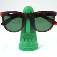 bfe86a749f6f1a89d3b0564b0da32eb0_display_large.jpg Archivo STL gratis Porta gafas de sol Tiki・Diseño de impresora 3D para descargar