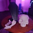 Skull_Wall_Mount_skull_controller_stand_headphone_holder-11.jpg Skull Controller Holder and Headphone Stand ||  Tabletop Decor or Wall Mounted || Regular Pattern