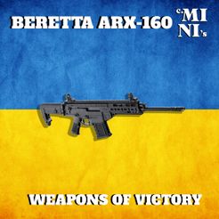 Beretta-ARX-160.jpeg 3D file 3D MODEL Beretta ARX-160・Template to download and 3D print
