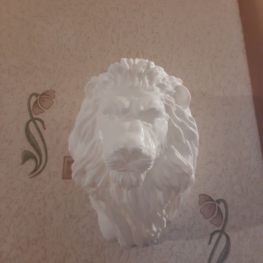 Wall Mounted Lion Head - 3D model önizlemesi