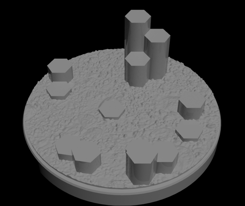 STL file Basalt Base 6・3D print design to download・Cults