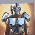 Mandalorian_beskar_armor0.jpg El Mandalorian Beskar steel armor // The Mandalorian Beskar steel armor and helmet UPDATED 3D print model
