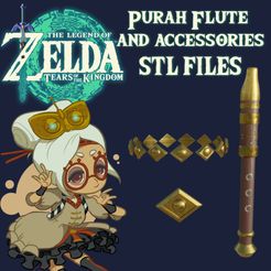 pre1.jpg Fichier STL Flûte Purah et petits accessoires・Modèle pour imprimante 3D à télécharger
