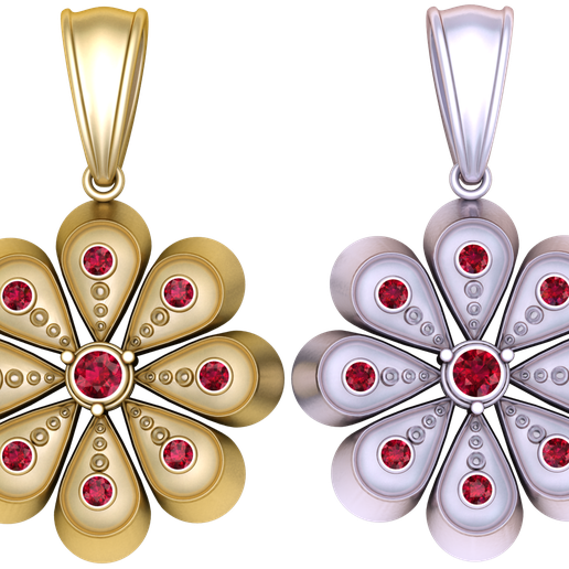 render-2.png Colgante de rubí Golden Blossom