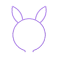 Bunny Ear Headband.STL Archivo STL Diadema, orejas de conejo・Modelo de impresión 3D para descargar, nealwiechman