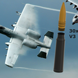 30x173v33thumbnail.png 30x173mm A-10 Bullet Container V3 1:1 Scale