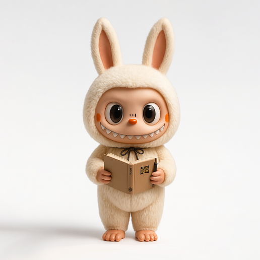 Reader Bunny Labubu Labubu Pop Mart Kasing Lung toy 3D model