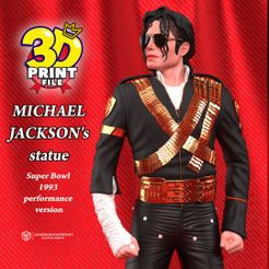 1.jpg Michael Jackson 3D model 1993 Super Bowl performance printable 3D print model with uv and texture vray corona