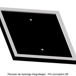 Panneau de repérage d'aiguillages.jpg Download STL file Track marker panel for 1/87 HO turnouts • 3D printing template, fanfy54