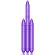 Delta IV Heavy Model.STL Delta IV Heavy Rocket 3D-Printable Miniature