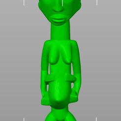 AN A vn WN i y I Wy Mh Fichier STL Modèle art africain 1 (photogrammétrie)・Modèle pour impression 3D à télécharger, vincentvellut