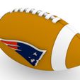 NFL_patriotas1.jpg NFL BALL KEY RING NEW ENGLAND PATRIOTS WITH CONTAINER