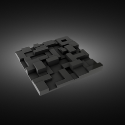 3d-panel.png STL file Acoustik panel・Model to download and 3D print
