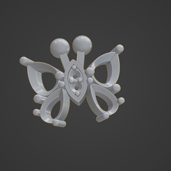 mariposa.png Бесплатный STL файл Шарм в виде бабочки・Объект для скачивания и 3D печати