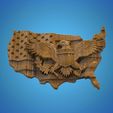 eeeaag.795.jpg USA american eagle flag for 3D printing and CNC router