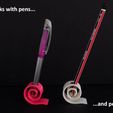 e749ba185fe2e0a516a8f2ab5f994a8c_display_large.JPG Free STL file Spiral Pen Stand・3D print model to download