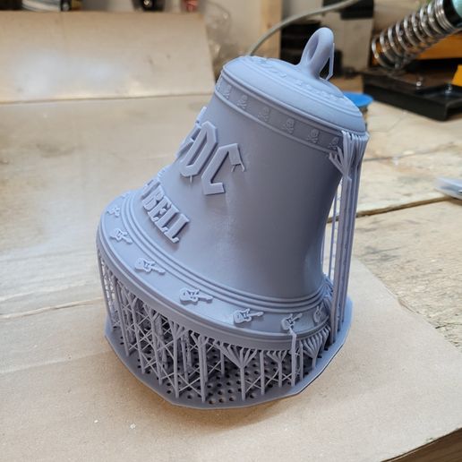 🔔 AC-DC Hell's bell・Free STL File for 3D printing・Cults