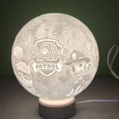 4.jpeg STL file Canine Patrol Litofania・3D printable design to download