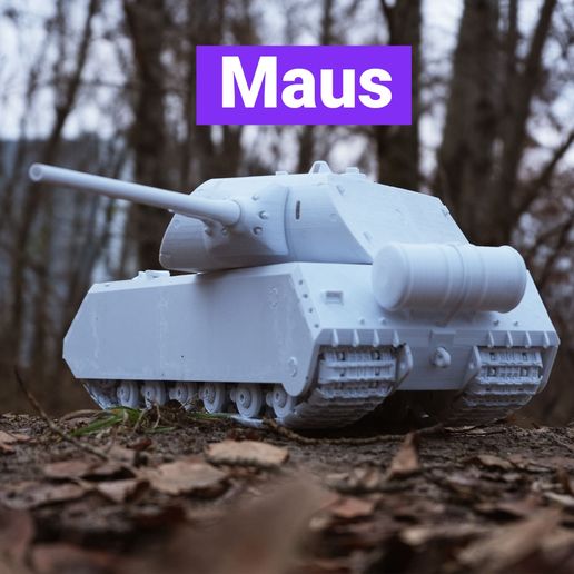 🪖 Pz.Kpfw VIII «Maus»・ 3D File for 3D printing・Cults