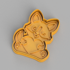 Zorro-Cora-v3.png Fox Cookie Cutter