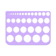 Circle Templates For Drawing.STL Kreis- und Quadratvorlagen zum Zeichnen