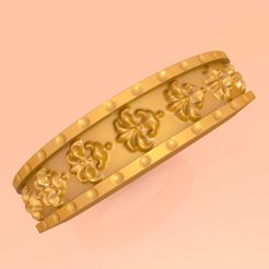 Wedding-Band-Jewellery-Ring-RWJS28.jpg Fichier STL Anneau de mariage Bijoux RWJSP28・Modèle à télécharger et à imprimer en 3D