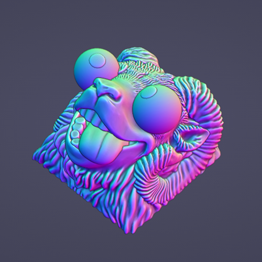 🐏 el Maligno - Derpy Ojo Urial Llavero Artesano 🐏・Archivo 3D para ...
