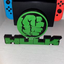 IMG_3294.jpg STL file Hulk logo・3D printing idea to download