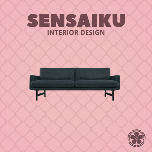 Miniature Replica 1:12 Piero Lissoni 10. Lissoni Sofa for Miniature Dollhouse - 3D Print Instant Download - Miniature Furniture Designer Series