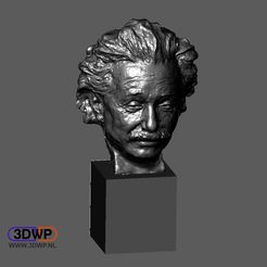 Einstein.JPG Fichier STL gratuit Scan 3D du buste d'Einstein (Jo Davidson)・Objet pour impression 3D à télécharger, 3DWP