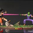 diorama.jpg Goku & Piccolo vs. Raditz - Dragon Ball Z