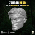 19.png Zandar fan art head 3D printable File For Action Figures
