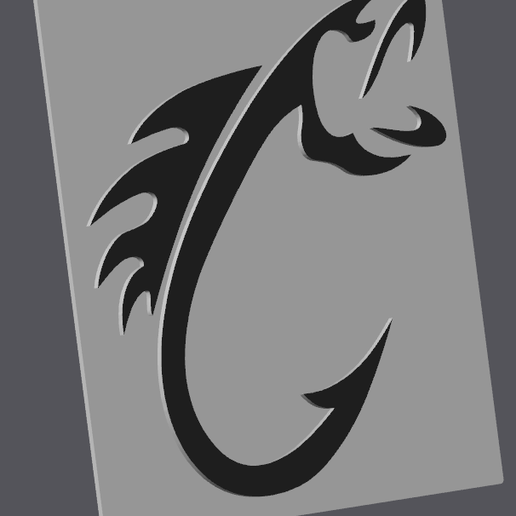 Fish Hook STL File for 3D printingCults