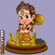 SQ-11.jpg Chibi-Hanuman the Mighty - [Easy Paint]