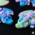 5.jpg Easter Egg Dragon & Egg | Flexi | Print In Place
