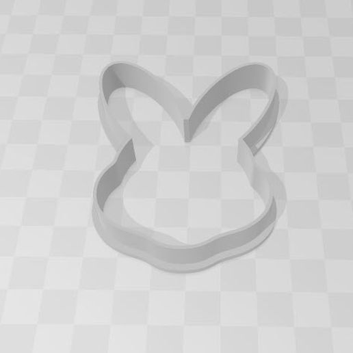 Bunny 2 cookie cutter 3D model