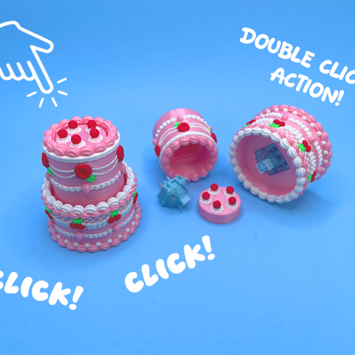 2 Tier Vintage Cake Clicker!