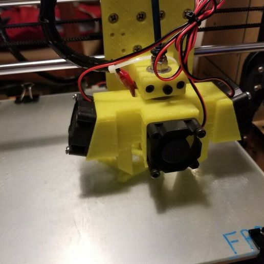 FAN_1.jpg Anet A8 E3D V6 Volcano triple 30mm fan clip on