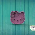 kitty.jpg Fichier STL Découpeur de biscuits Hello Kitty・Design pour impression 3D à télécharger