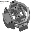 supports.png Compact Flexure Bearing - 140 degree motion rated to 1300 cycles