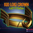 Kid_Loki_Crown_3d_print_model_01.jpg Kid Loki Crown
