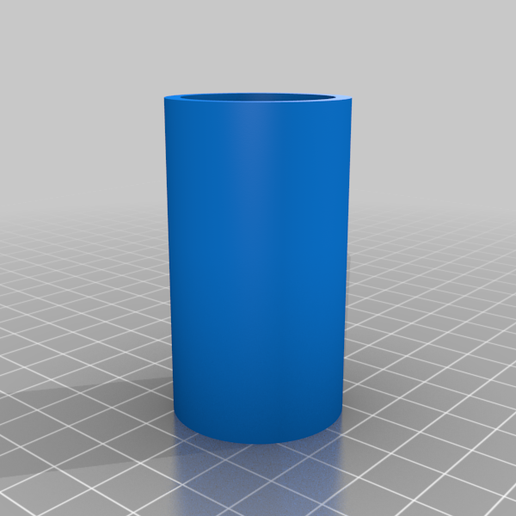 C to D Battery Adapter 3D model