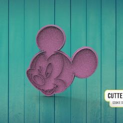 mickey-mouse-m4.jpg Fichier STL Découpeur de biscuits Mickey Mouse M4・Modèle à télécharger et à imprimer en 3D
