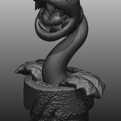 Piranha-Textura-1.jpeg Fichier STL plante carnivore piranha texture・Modèle imprimable en 3D à télécharger