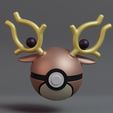 pokeball-stantler-render.jpg Pokemon Stantler Wyrdeer Pokeball
